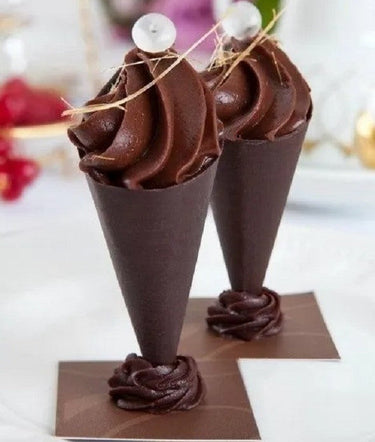 Forma De Chocolate - Forma De Chocolate Especial 3 Partes - Cone Pequeno - BWB860